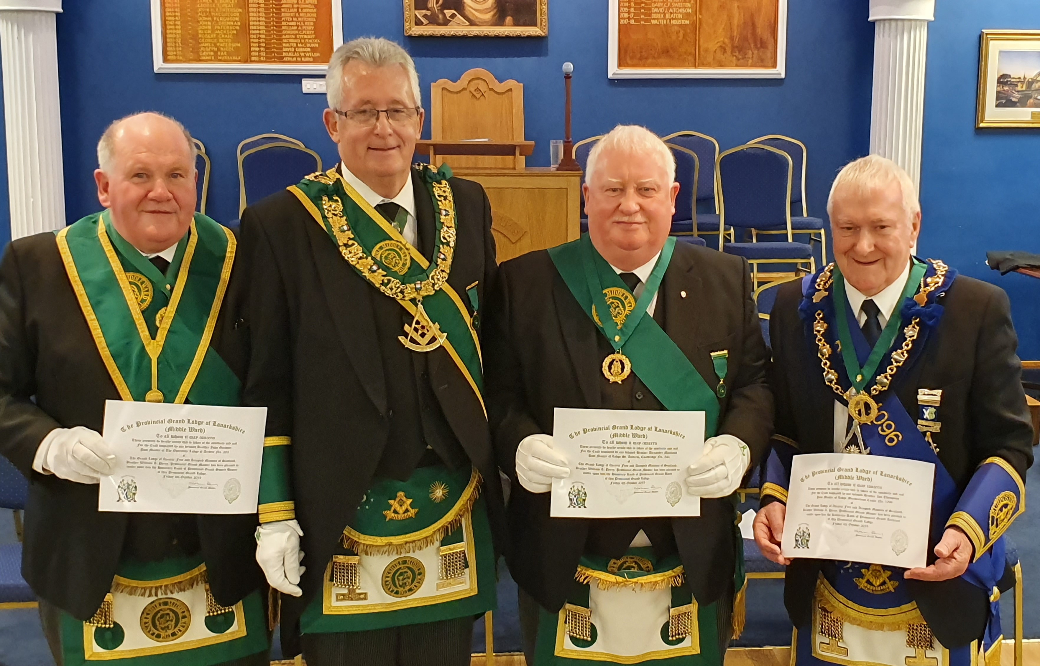 Honorary rand Rank recipients